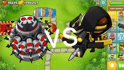 BTD6 crossbow master vs tack zone!!!!