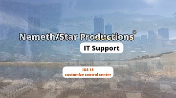 IT Support - EP05 - iOS18 customize the control center