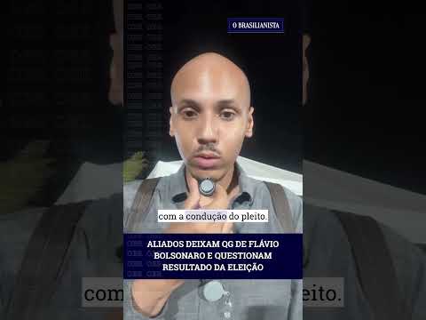 🚨 Aliados deixam QG de Flávio Bolsonaro e questionam resultado da eleição