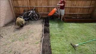 Laying a lawn/turf time lapse video Nikon D3s