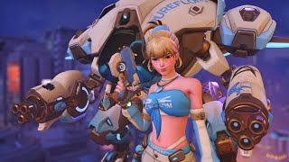 NEW Pureflow D.va Skin Showcase | Overwatch x LESSERAFIM
