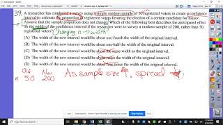 AP STAT REVIEW First 12 most missed problems of 1st MC Practice