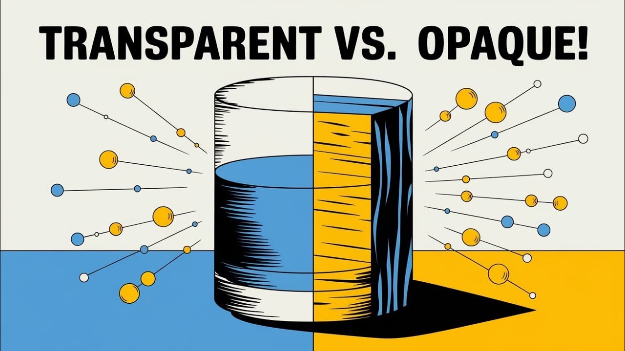 Understanding Transparent and Opaque Materials: How Light Interacts ...