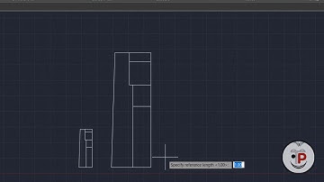 Scale an object in autocad with reference quickly and easily
