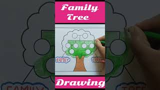Family Tree / How to Draw a Family Tree Step by Step #familytree #drawing #short #viral #apnesong