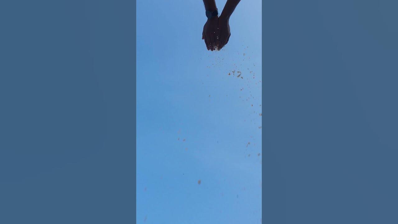 Sand blowing beach😁😁 amazing morning sand morning magic shorts YouTube