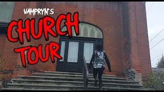GOTH LIVES IN A CHURCH (apartment tour)