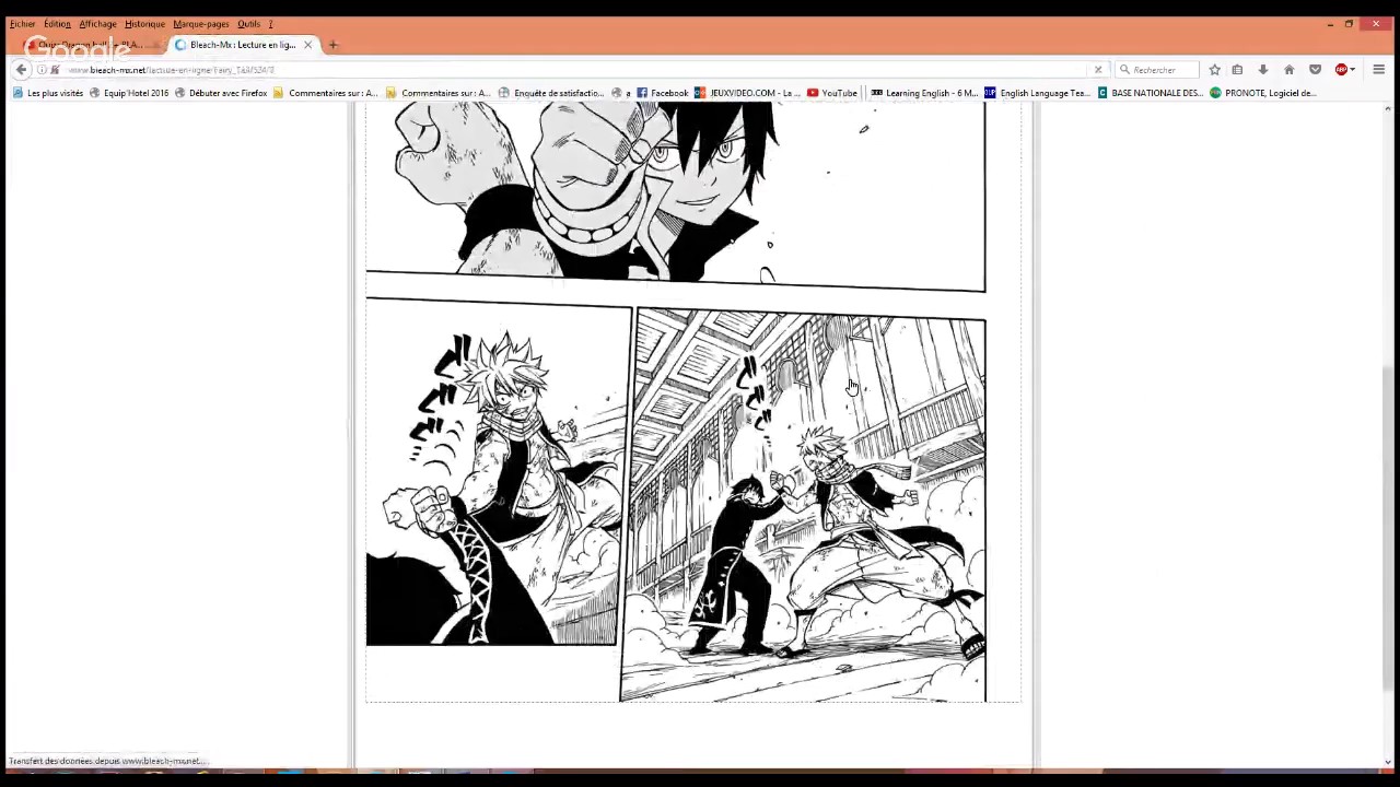 Lecture en ligne scan Fairy tail 524 + quizz dbz - YouTube