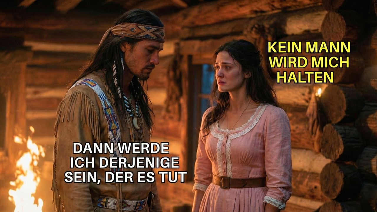 „Kein Mann wird mich halten“, rief sie – „Dann werde ich derjenige sein, der es tut“, sagte er leise