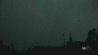 BRILLIANT LIGHTNING and LOUD THUNDER - Oklahoma Night Thunderstorm