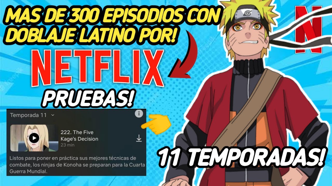 Cuantos EPISODIOS tiene NARUTO en LATINO? 🍥 [Y SHIPPUDEN] 