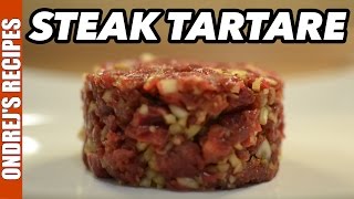 ... i love beef and steak tartare is my favorite! many people are
afraid of making steak...