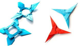 2 Paper Ninja Star - origami