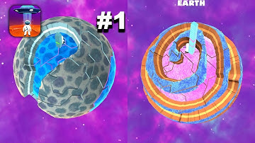 Asteroid Miner 3D - New Release - Hyper Hybrid Casual - Gameplay Walkthrough (iOS & Android)