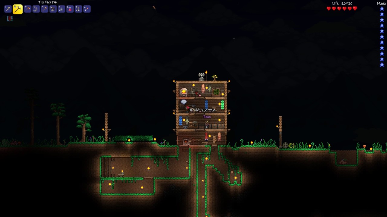 Railroad! Terraria LP Part 21 YouTube