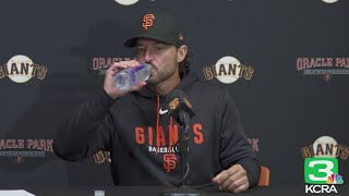New Giants manager Tony Vitello on Opening Day loss