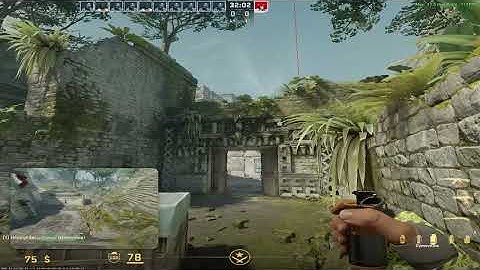 CS2 Ancient B Smokes From 1 Position