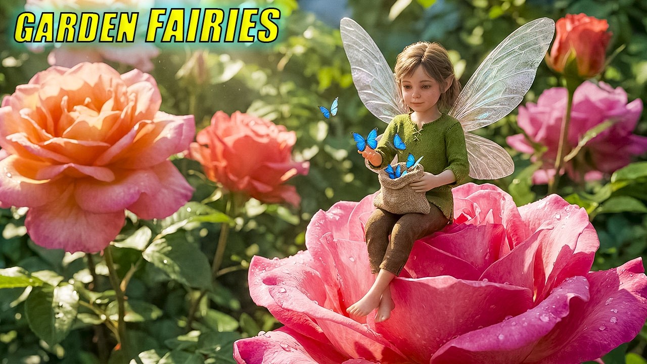 Садовые Феи, Живущие Среди Гигантских Цветов 🌸 – Миниатюрное Волшебное Приключение