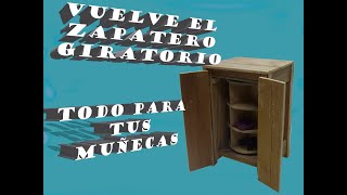 Vuelve la zapatera giratoria, combo de tres, closet y espejo.