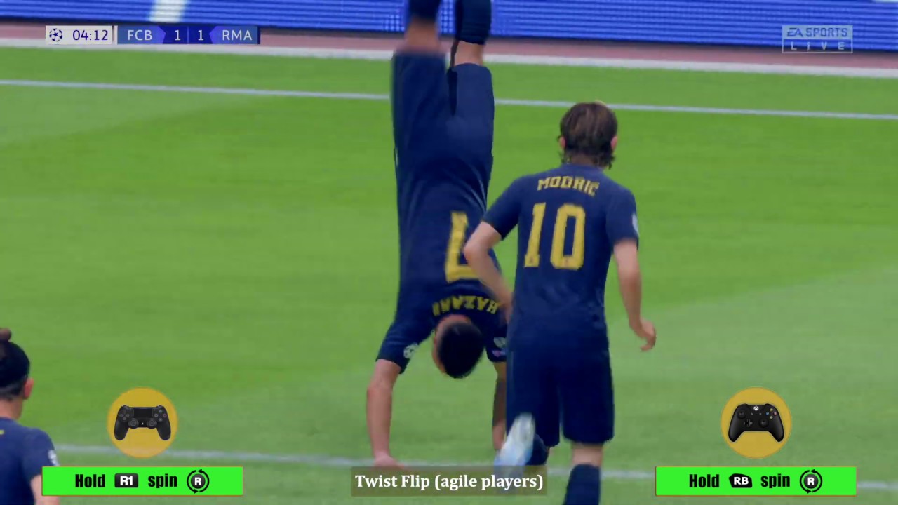 FIFA 20 CELEBRATION | Twist Flip (agile players) | Finishing Move | PS4 & XBOX