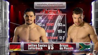 KSW Free Fight: Dricus Du Plessis vs. Joilton Santos