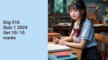 Eng 516 quiz 1 2024 // correct solution 💯// Midterm preparation #Eng516currentquiz #Eng516quiz12024