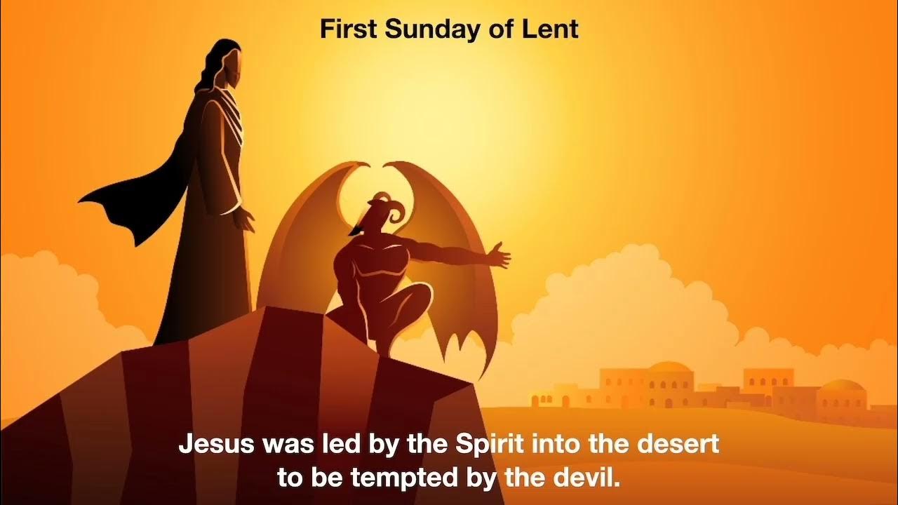 CATHOLIC MEDITATION SUNDAY 18 FEBRUARY, 2024. (🛐 1ST SUNDAY OF LENT