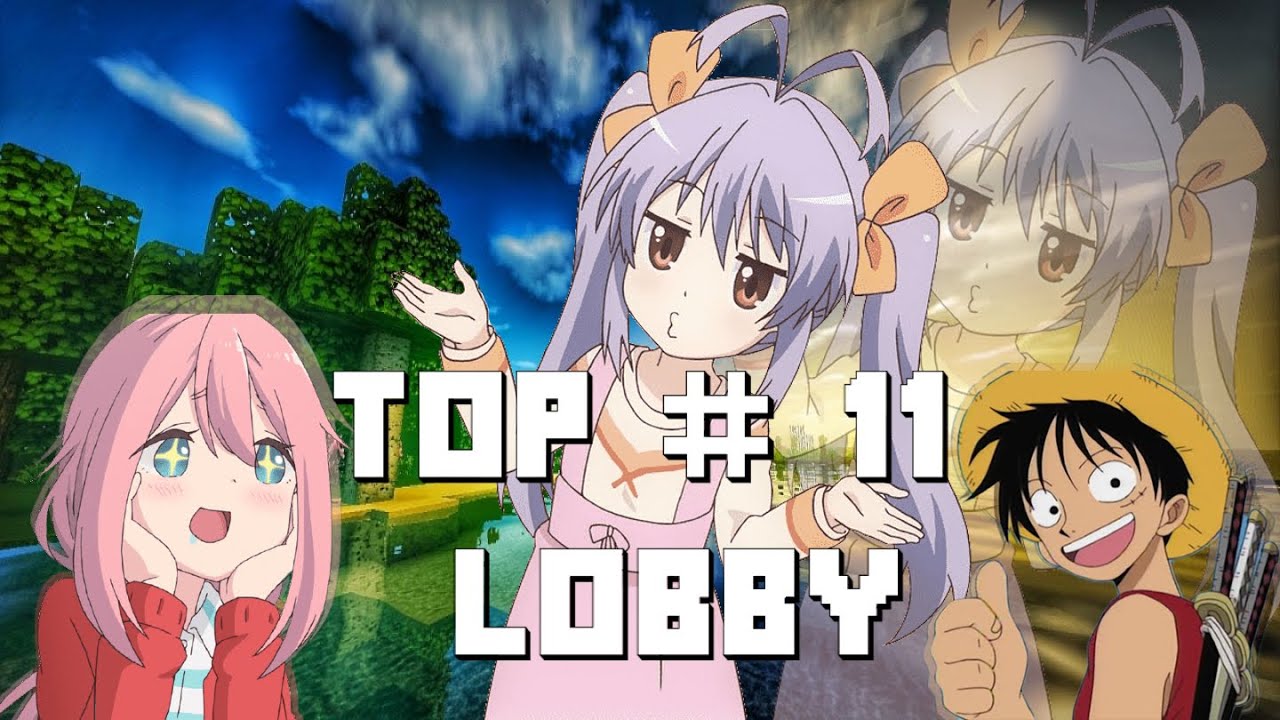 TOP 11 LOBBY/ PARA TU SERVER DE MINECRAFT + LINK DE DESCARGA - YouTube