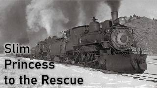 Historic 1890 California Winter - Carson Colorado Railroad Interrupts Frozen Death Tragedy