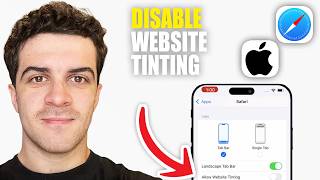 How to Disable Allow Website Tinting in Safari Browser on iPhone (2026 Guide) screenshot 4