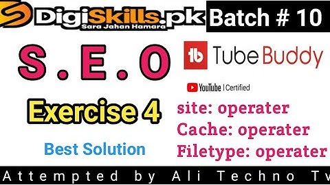 digiskills seo exercise 4 batch 10 | seo exercise 4 batch 10 2021 | SEO Exercise no 4 Batch 10