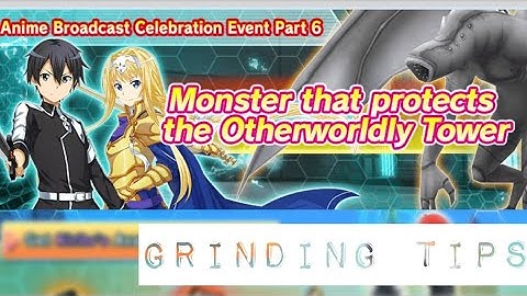 SAO Integral Factor (SAO IF): Alicization pt.6 Grinding Tips