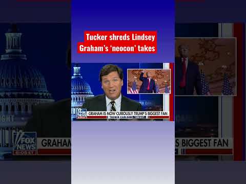 Tucker Carlson torpedoes ‘neocon’ Lindsey Graham #shorts.
