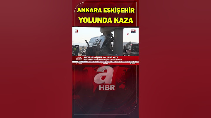 Ankara'da Katliam Gibi Kaza! Yolcu Otobüsü Üst Geçit Direğine Çarptı! #shorts