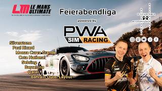 🔴 Live[PC/GER] PWA Feierabendliga 2.0 - Rennen 7/8 - 45min Qatar 😎🤝 / #simracing #lemansultimate