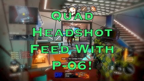 Insane Quad Headshot Feed With P-06! #RedRC @RedScarce