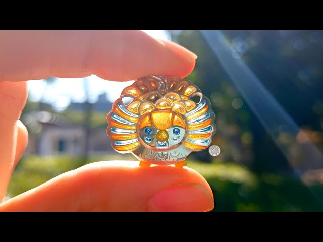 K18プリカジュール/脱胎しっぽう七宝技法ペンダントトップ 約1.24g K18