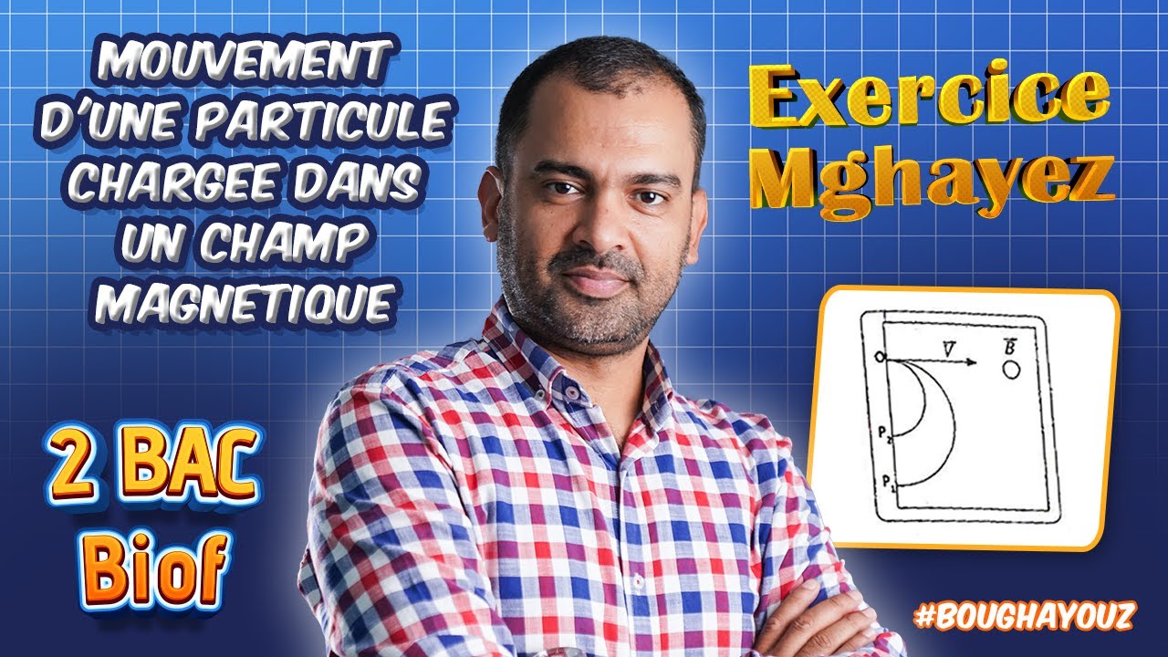 2BAC Biof | Mouvement d'Une Particule Chargée Dans Un Champ Magnétique-exercice -avec Pr. Noureddine