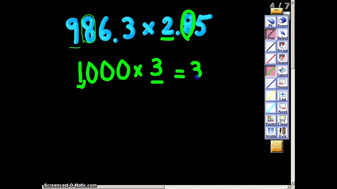 Estimating Decimal Products YouTube Estimating decimal products youtube