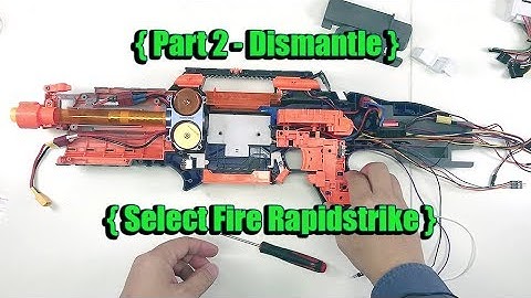 Tungsten V3 - Arduino Select Fire Rapidatrike Part 2 - Dismantle