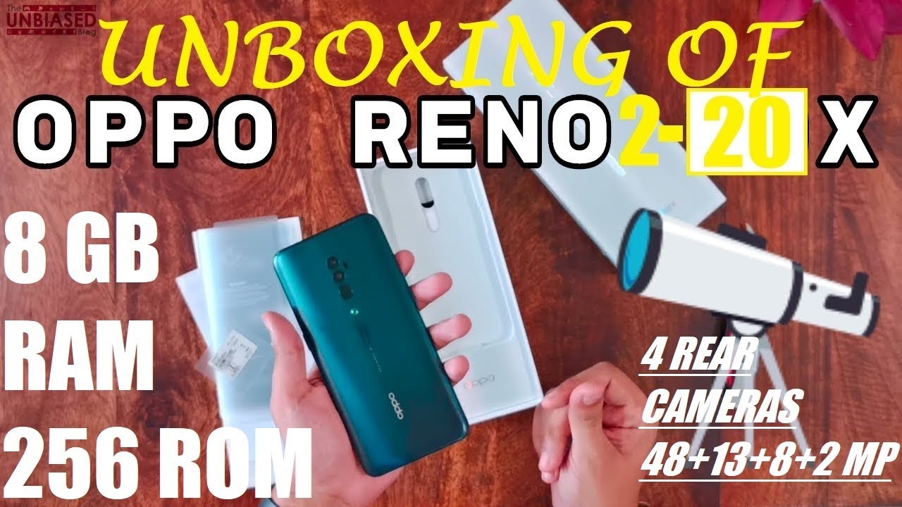 UNBOXING OPPO RENO 2 ! 8 GB RAM !! 256 GB MEMORY ! 48 MP CAMERA 