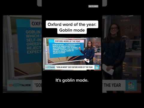 How 'goblin mode' became Oxford's word of the year