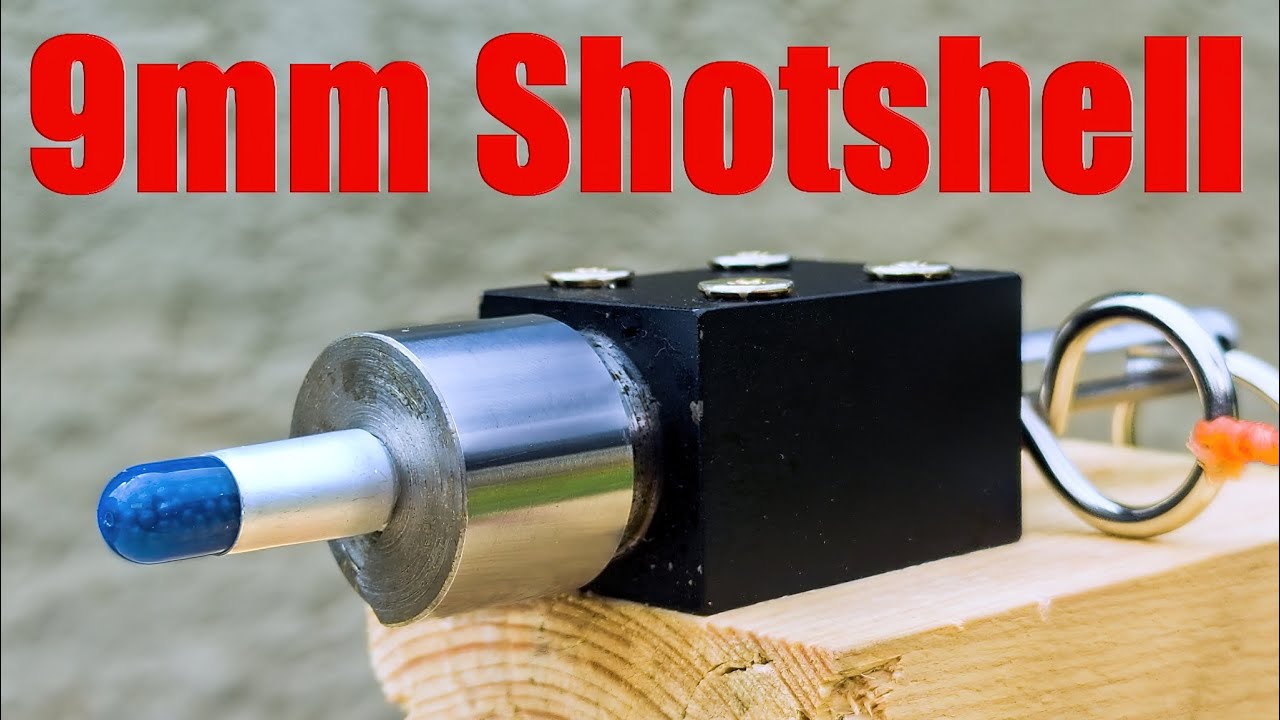 Exploding OUTSIDE a Gun BARREL. 9mm Luger CCI Shotshell. 🐍🐍🐍 Anti Snake