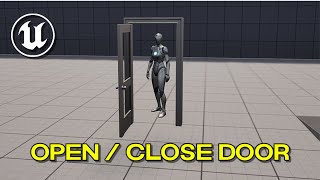 How to Create a Door In Unreal Engine 5!