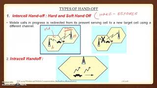 Lecture 5 : Hard and Soft Handoff
