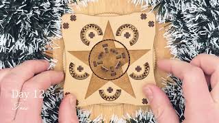 Kinetic Christmas Coasters