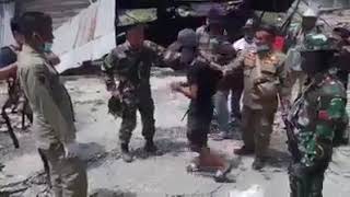 Maling dihajar TNI