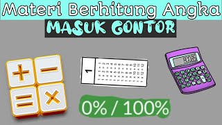 MATERI MATEMATIKA (BERHITUNG ANGKA) MASUK GONTOR || Chalely 