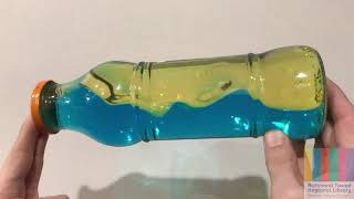 Wave in a bottle experiment with Jane from DiscoveryRoom Science Week