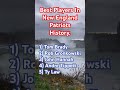 Best players in Patriots History.